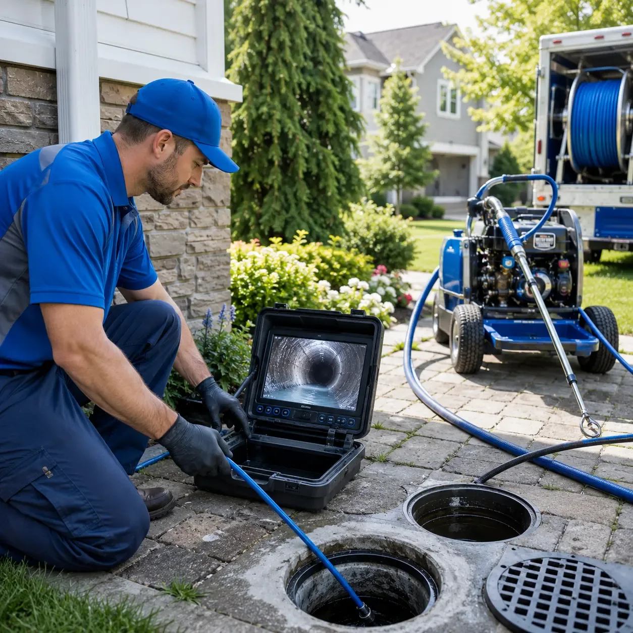 Outdoor drain cleaning professionals serving Lancaster, KS